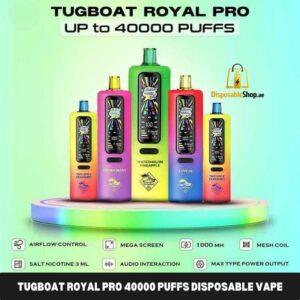 tugboat royal pro 40000 puffs disposable vape in dubai