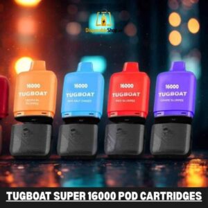 tugboat super 16000 pod cartridges disposable vape in dubai