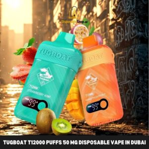 tugboat t12000 puffs 50 mg disposable vape in dubai