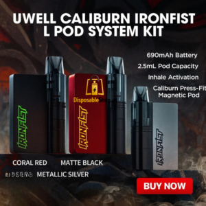 uwell caliburn ironfist l pod system kit