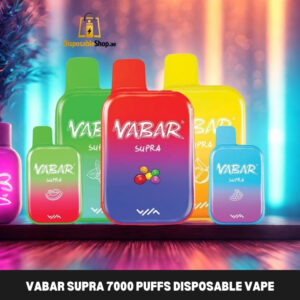 vabar supra 7000 puffs disposable vape in uae 1