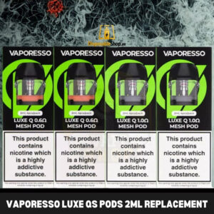 vaporesso luxe qs pods 2ml replacement pod cartridge in dubai uae