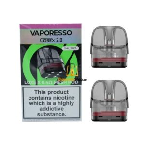 vaporesso luxe x pods cartridge empty replacement pods mesh coils in dubai 0.4 ohm