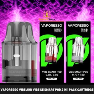 vaporesso vibe and vibe se smart pod 2 in 1 pack cartridge in dubai 1
