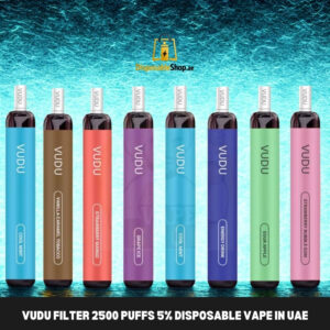 vudu filter 2500 puffs 50mg disposable vape in uae