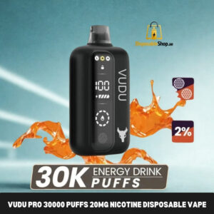 vudu pro 30000 puffs 20mg nicotine disposable vape in dubai