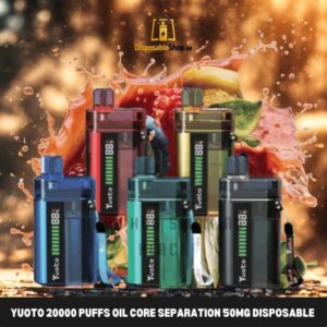 yuoto 20000 puffs oil core separation 50mg disposable vape in dubai