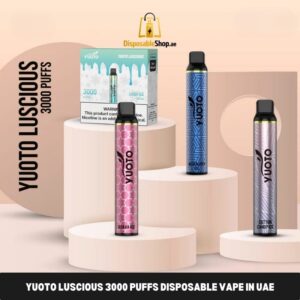 yuoto luscious 3000 puffs disposable vape in uae
