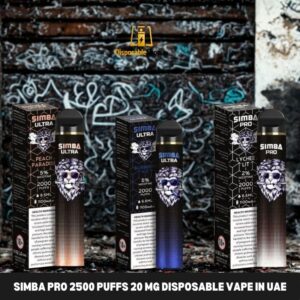 Simba Pro 2500 Puffs 20 mg Disposable Vape In UAE