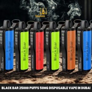 BLACK Bar 25000 Puffs 50MG Disposable Vape in Dubai