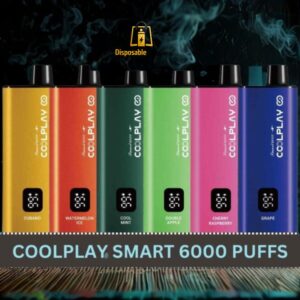 COOLPLAY Smart 6000 Puffs 20MG Disposable Vape in Dubai