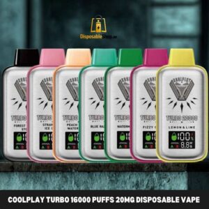 COOLPLAY Turbo 16000 Puffs 20MG Disposable Vape in Dubai