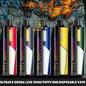 ELFBAR E Shisha Luxe 30000 Puffs 5MG Disposable Vape in Dubai