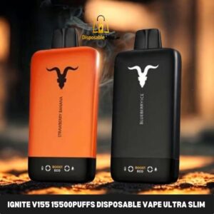 IGNITE V155 15500puffs Disposable Vape Ultra Slim Pod Kit in the UAE