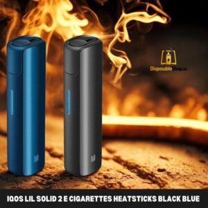 Iqos Lil Solid 2 E Cigarettes Heatsticks Black Blue in UAE