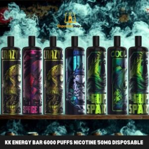 KK ENERGY Bar 6000 Puffs Nicotine 50mg Disposable Vape in Dubai