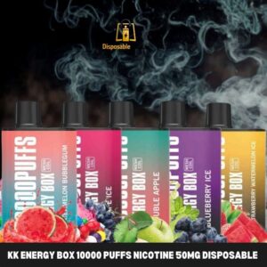 KK ENERGY Box 10000 Puffs Nicotine 50mg Disposable Vape in Dubai