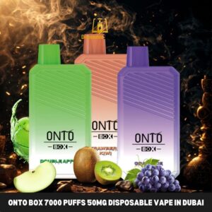 Onto Box 7000 Puffs 50Mg Disposable Vape In Dubai