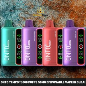 ONTO Tempo 15000 Puffs 50MG Disposable Vape in Dubai