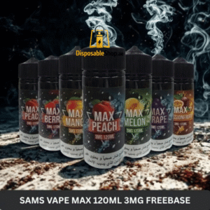 SAMS Vape Max 120ml 3mg Freebase E-Liquid in the UAE
