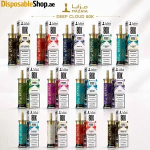 Mazaya Ehookah Deep Cloud 80000 Puffs 6mg Disposable Vape in Dubai