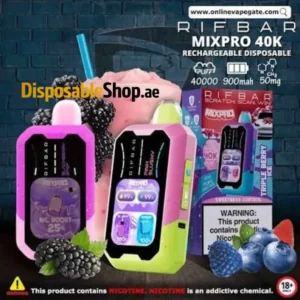 Rifbar Mixpro 40K 20mg Disposable Vape in UAE
